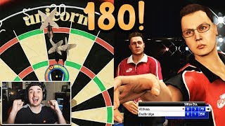 DIE ERSTEN 180s   Darts auf der Playstation [upl. by Allisurd]