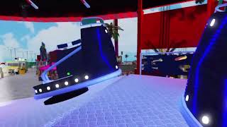 Walking John Davis Thunderdome Waltzer at Seaside Town Car Park Fun Fair in Roblox September 2023 [upl. by Neila838]