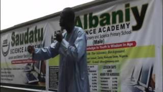 Shaikh Muhammad Auwal Adam Albani Zaria Manufar kafa DaarulHadeethisSalafiyyah Zaria 4 [upl. by Nosauq]