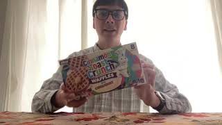 Cinnamon Toast Crunch Waffles Review I’m being pranked at this point [upl. by Ataymik653]