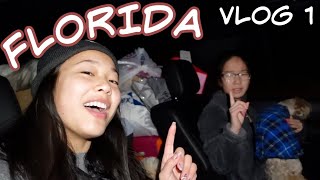 CHAOTIC 24 HOUR ROAD TRIP TO FL FL vlog 1 [upl. by Osrit]