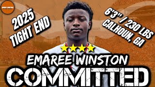 BREAKING Emaree Winston COMMITS  Transfer Portal  Recruiting  On Texas Football  2025 [upl. by Anh637]