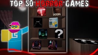 TOP 50 ROBLOX HORROR GAMES Multiplayer too [upl. by Sherlock]