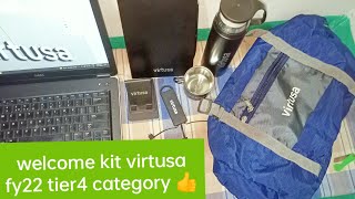 Welcome kit from virtusa 2022 tier4 category 👍 [upl. by Anileuqcaj710]