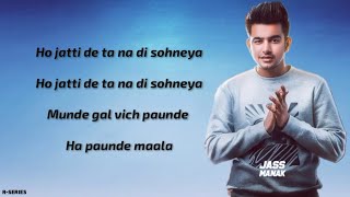 Toronto Lyrics  Jass Manak  Priya  Deep Jandu [upl. by Ameerak953]