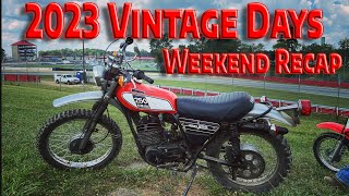 2023 AMA Vintage Motorcycle Days Recap and two new projects [upl. by Glennon340]