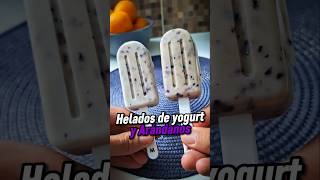 Helados de yogurt y arándanos 🫐 los hacés al toque✅️☀️ [upl. by Ong]