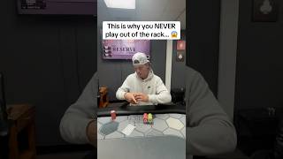 The rack went everywhere 😂😂 pokerlifestyle pokergame challenge pokertime poker onlinepoker [upl. by Naejamron]