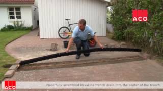 ACO Channel Drainage Installation Demo [upl. by Tisbee744]