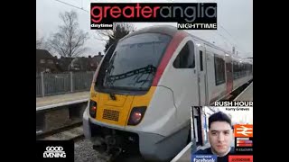 FULL JOURNEY ON THE GREATER ANGLIA CLASS 720 AVENTRA FROM HERTFORD EAST TO LONDON LIV ST 21223 [upl. by Hassi779]