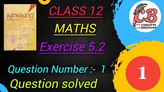 Class 12 Maths Exercise 52 Question number1  conceptsbreakdown exam maths differentiability [upl. by Adnamor48]