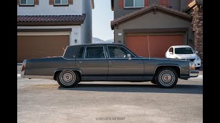 1988 Cadillac Brougham Walkaround Video [upl. by Accebar]