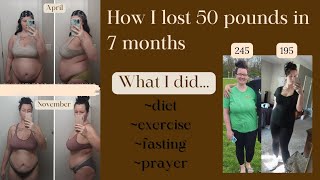 Fitness Journey Losing 50 pounds after 3 pregnancies🤰🏻💪🏻 [upl. by Yecal]