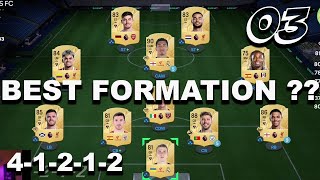 Fc 25 ROAD TO DIVISION 1 FOUND THE BEST FORMATION [upl. by Notniv]