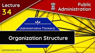 Organization structures  Bureaucratic amp PostBureaucratic  Public Administration  Lecture 34 [upl. by Valdas]