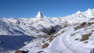 CH  Zermatt  Ski ride from Rothorn to Gant [upl. by Adnov]