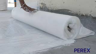 Perex Waterproofing Solutions  Acrylic Elastomeric Polymer Waterproofing Application Process [upl. by Dennis]