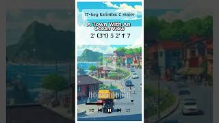 【Kalimba Tutorial】A Town With An Ocean View  Kikis Delivery Service  Kalimba Tabs  17 keys [upl. by Aissenav]