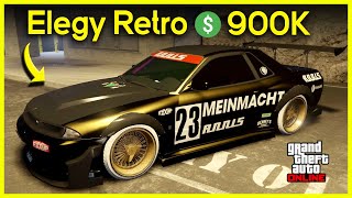 GTA 5 ONLINE  ⚠️SOLO⚠️ 💥Glitch Duplication Elegy Retro custom Fonctionne Tjr 💲900K Facile 100✔️ [upl. by Yslek]