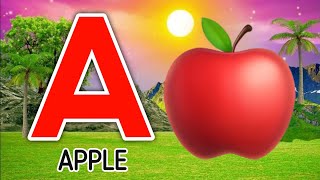 Phonics Song 2 with TWO Words in 3D  A For Airplane  ABC Alphabet Songs with Sounds for Children [upl. by Nylsirhc]