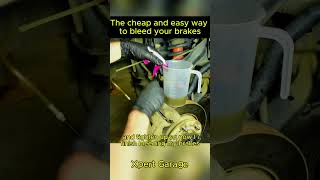 The cheap and easy way to bleed your brakes automotivetip autoxpert mechaniclifediyXpertGarage [upl. by Jemy595]