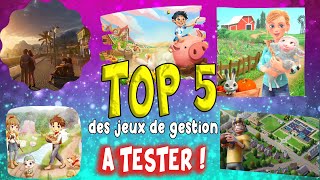 TOP 5 des jeux de GESTION à tester en 2023 [upl. by Island367]