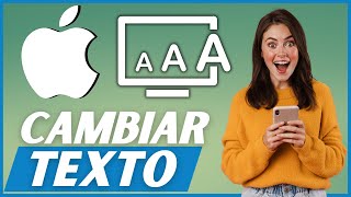 Cómo Cambiar el Tamaño de TEXTO en el iPhone  [upl. by Greta]