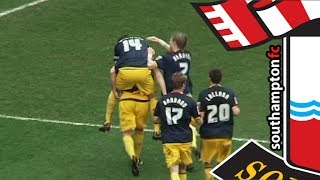 Incredible Rickie Lambert goal  FLASHBACK MK Dons 03 Southampton 20th March 2010 [upl. by Akitahs452]