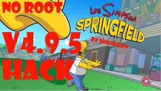 v495 Los Simpsons Springfield Hack  Rosquillas Infinitas [upl. by Nivej]