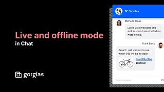 Gorgias 101 Live and Offline Mode in Chat [upl. by Botti215]