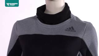 Laufshirt adidas Climawarm Midlayer Fleece Damen Lang [upl. by Nonah560]