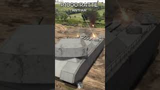 Landkreuzer P 1000 Ratte in War Thunder 2018 [upl. by Ahselet483]