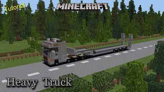 Minecraft Heavy Truck  Tutorial [upl. by Neri]