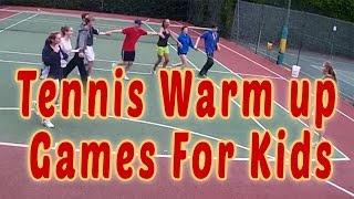 Tennis Warm Up Games For Kids  with Karl Stowell [upl. by Howland180]