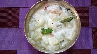 Poosanikai Mor Kootu Recipe pumpkin curd side dish for Rice [upl. by Sheehan]