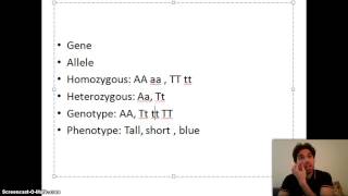 Heredity Basics Monohybrid cross and important terms [upl. by Elehcar]