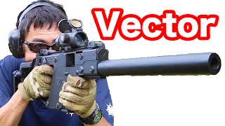 【実弾射撃】クリス ベクターKriss Vector 45口径のサブマシンガンを撃ってみた！【マック堺のレビュー動画】358 [upl. by Dleifrag]