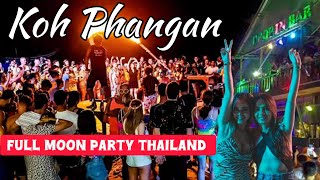 Koh Phangan Nightlife  Full Moon Party Koh Phangan Thailand 🇹🇭 [upl. by Cammi]