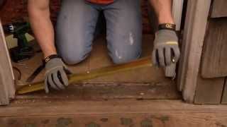 How to Remove a Door Threshold [upl. by Alana]