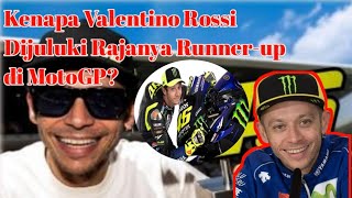 Valentino Rossi di juluki rajanya runnerup di motogp [upl. by Aaronson583]