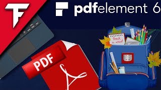 PDF Bearbeiten für Schule und Uni  PDF Element 6 pro  TechFloyd [upl. by Claman]