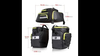 Rhinowalk Multi functional waterproof Cycling Pannier Bag available on httpscomputercraftsin [upl. by Akimot]