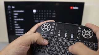 How to Connect I8 Mini Wireless Keyboard with Touch Pad to Toshiba Smart TV [upl. by Beata401]