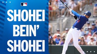 Shohei Ohtani hits ANOTHER Spring Training dinger [upl. by Stroud]