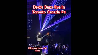 Dexta Daps live performances in Toronto Canada dextadaps toronto canada viralvideos shorts fyp [upl. by Lucilla]