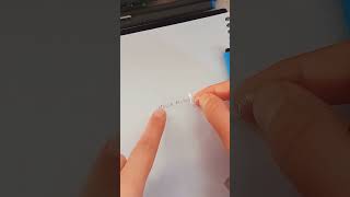 How to erase pen writing  Easy trick  no correction pen 🔥 crafts shorts [upl. by Samtsirhc781]