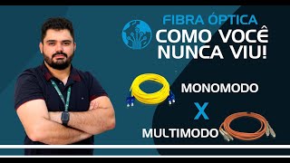 Fibra Monomodo e Multimodo Explicação detalhada [upl. by Sell583]