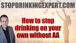 How to stop drinking on your own without AA  Alcoholics Anonymous [upl. by Clarice15]