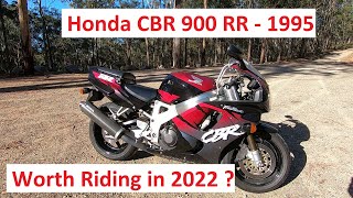 Honda CBR 900 RR  1995 Model  Review [upl. by Adigirb]