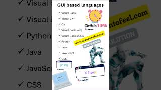 GUI based languages computer programming [upl. by Allanson]